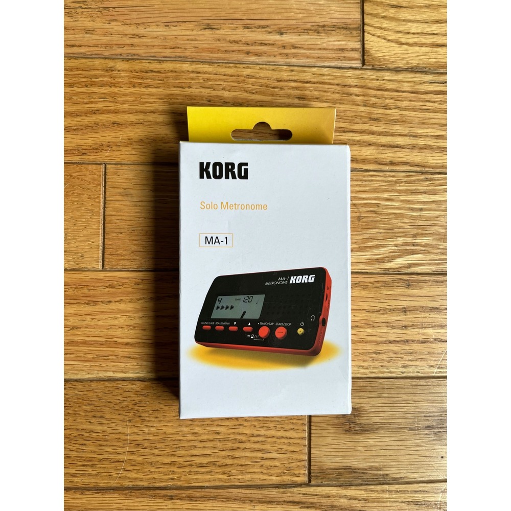 Korg MA-1 Solo Metronome Black Red Digital Tap Tempo MA-1-BKRD New in Box